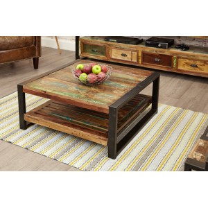 New Urban Chic Furniture Square Coffee Table IRF08C