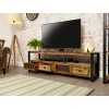 New Urban Chic Furniture Open Widescreen Television Cabinet IRF09C