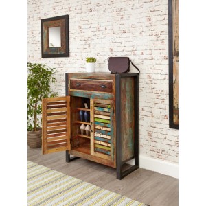 New Urban Chic Furniture Shoe Storage Cupboard with Drawers New Urban Chic Furniture Shoe Storage Cupboard with Drawers IRF20A