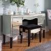 Birlea Palermo Mirrored Furniture 4 Drawer Dressing Table PAL4DTMIR