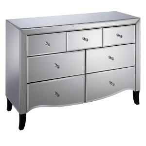 Birlea Palermo Mirrored Furniture 3 over 4 Chest of Drawers Birlea Palermo Mirrored Furniture 3 over 4 Chest of Drawers PAL34CHMIR