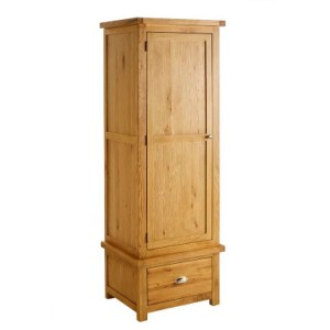 Birlea Woburn Oak Furniture 1 Door 1 Drawer Wardrobe Birlea Woburn Oak Furniture 1 Door 1 Drawer Wardrobe WOB1D1DROAK