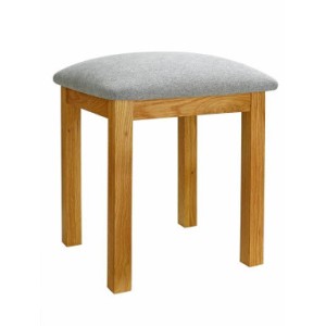 Birlea Woburn Oak Furniture Dressing Table Stool Birlea Woburn Oak Furniture Dressing Table Stool WOBSTOAK