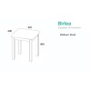 Birlea Woburn Oak Furniture Dressing Table Stool WOBSTOAK