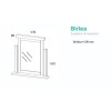 Birlea Woburn Oak Furniture Dressing Table Mirror