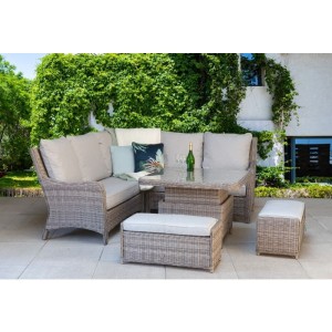 Signature Weave Garden Furniture Alexandra Corner Dining Sofa Set Signature Weave Garden Furniture Alexandra Corner Dining Sofa Set