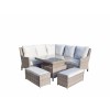 Signature Weave Garden Furniture Alexandra Corner Dining Sofa Set