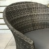 Signature Weave Garden Furniture Emily Grey Stacking Chair Pair