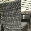 Signature Weave Garden Furniture Emily Grey Armless Chair Pair