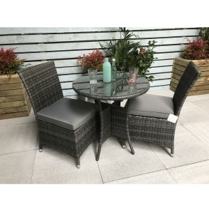 Signature Weave Garden Furniture Emily Grey Armless Chair Pair Signature Weave Garden Furniture Emily Grey Armless Chair Pair