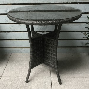 Signature Weave Garden Furniture Emily Grey 70cm 2 Seat Bistro Table Signature Weave Garden Furniture Emily Grey 70cm 2 Seat Bistro Table