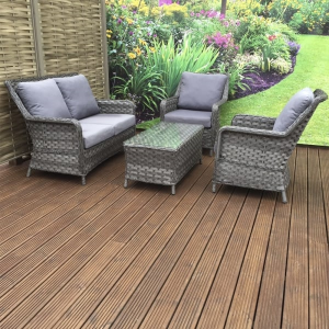 Signature Weave Garden Furniture Mia Grey Rattan 2 Seat Sofa Set Signature Weave Garden Furniture Mia Grey Rattan 2 Seat Sofa Set