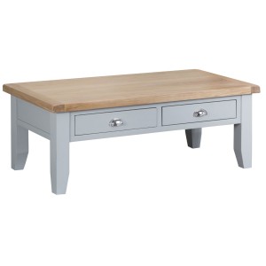 Tenby Grey Painted Furniture Large Coffee Table Tenby Grey Painted Furniture Large Coffee Table