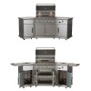 Lifestyle Appliances Bahama Gas Stainless Steel Island BBQ Grill LFS680