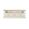 Bentley Designs Chartreuse White Entertainment Unit