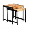 Cosmo Industrial Furniture Nest of 2 Tables ID10