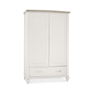 Bentley Designs Montreux Grey Washed Oak & Soft Grey Double Wardrobe Bentley Designs Montreux Grey Washed Oak & Soft Grey Double Wardrobe