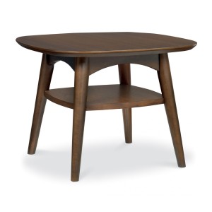 Bentley Designs Oslo Walnut Lamp Table with Shelf Bentley Designs Oslo Walnut Lamp Table with Shelf