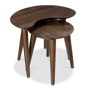 Bentley Designs Oslo Walnut Furniture Nest of Lamp Tables Bentley Designs Oslo Walnut Furniture Nest of Lamp Tables