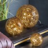Regency Designs Smoke Crackle Ball Style Table Lamp
