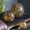 Regency Designs Smoke Crackle Ball Style Table Lamp