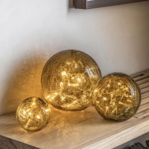 Regency Designs Smoke Crackle Ball Style Table Lamp Regency Designs Smoke Crackle Ball Style Table Lamp