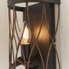 Regency Designs Heston Black and Bronze Wall Light