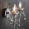 Regency Designs Tabitha Chrome and Crystal Wall Light