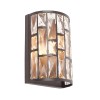 Regency Designs Belle Crystal Glass Bronze Wall Light