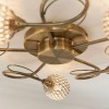 Regency Designs Aherne Large Antique Brass 5 Ceiling Lamp Light