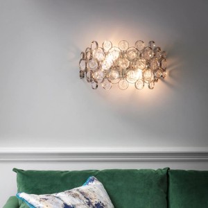 Regency Designs Marella Bright Nickel Wall Light Regency Designs Marella Bright Nickel Wall Light
