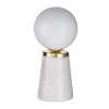 Regency Designs Otto Brushed Gold and White Marble Table Lamp