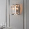 Regency Designs Acadia Chrome and Crystal Wall Light
