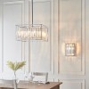 Regency Designs Acadia Chrome and Crystal Wall Light