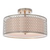 Regency Designs Cordero Satin Nickel and White Ceiling Lamp Light