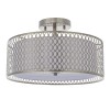 Regency Designs Cordero Satin Nickel and White Ceiling Lamp Light