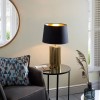 Regency Designs Calan Black and Gold Finish Table Lamp