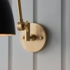 Regency Designs Lehal Antique Brass and Black Wall Light