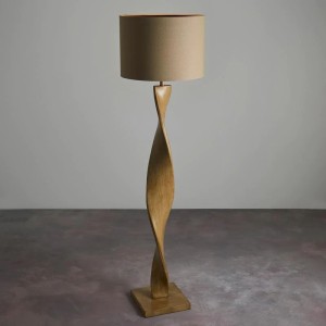 Regency Designs Abia Natural Linen Shade and Oak Effect Floor Lamp Regency Designs Abia Natural Linen Shade and Oak Effect Floor Lamp