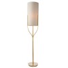 Regency Designs Fraser Natural and Brushed Gold Finish Floor Lamp
