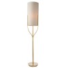 Regency Designs Fraser Natural and Brushed Gold Finish Floor Lamp