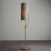 Regency Designs Fraser Natural and Brushed Gold Finish Floor Lamp