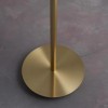 Regency Designs Fraser Natural and Brushed Gold Finish Floor Lamp