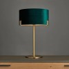 Regency Designs Hayfield Green and Brass Finish Table Lamp