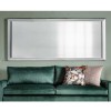 Luna Furniture Rectangular Large Leaner Silver Mirror