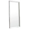 Luna Furniture Rectangular Large Leaner Silver Mirror