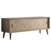 Milano Furniture Oak Sliding Door Media Unit