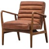 Datsun Furniture Vintage Brown Leather Armchair