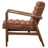 Datsun Furniture Vintage Brown Leather Armchair