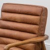 Datsun Furniture Vintage Brown Leather Armchair